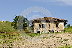 Old dilapidated house