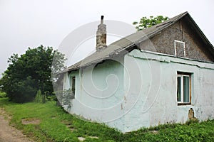 Old dilapidated house in the countryside