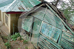 Old dilapidated house in Mcleod Ganj India