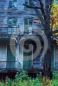 An old dilapidated house