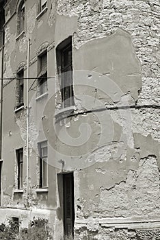 Old dilapidated house