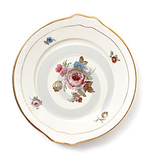 Old dinner plate