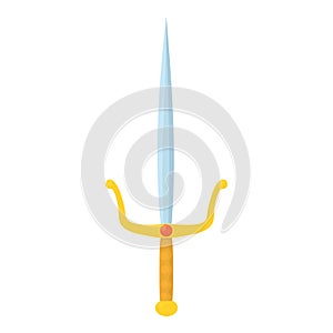 Old dirk icon, cartoon style