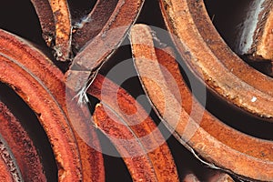 Texture of old insulation