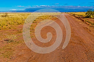 Old Dirt Road Heading to Nowhere in New Mexico