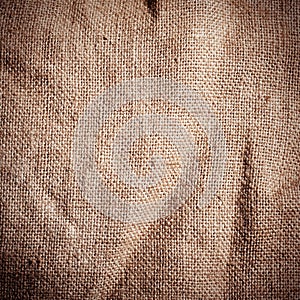 Old dirty burlap texture