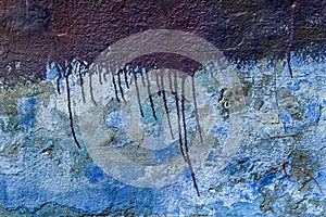 Viejo sucio agrietado muro abstracto rociar pintar textura. sombreado etiqueta sobre el viejo abstracto muro. manchas de oscuro 