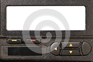 Old and dirty pager scene.