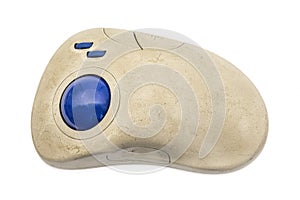 Old dirty trackball mouse