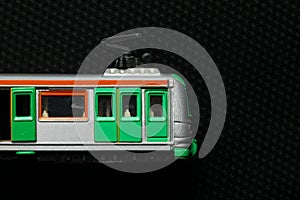 Old dirty train toy.