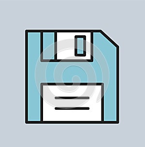 Old diskette icon