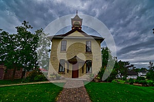 Old district 1 school in mount horeb wisconsin photo