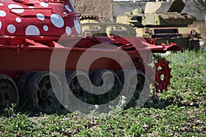 Old disused and abandoned armoured vehicles in Afghanistan