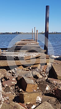 Old Disused Jetty on the Hunter River