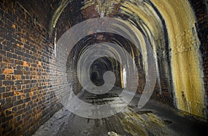 Old disused railway tunnel