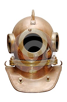 Old diving helmet