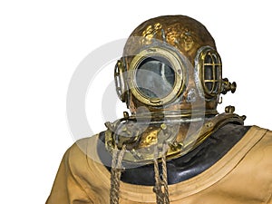 Old diving suit
