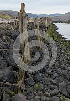 Old Dock in Port Talbot, South Wales photo
