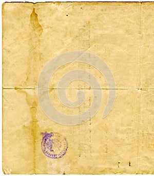 Old document Paper Texture