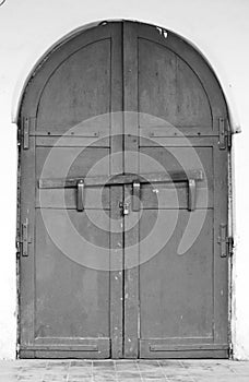 Old door in asian style