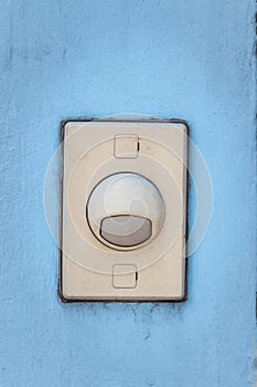 Old door bell switch button