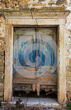 Old Door in Buje, Croatia