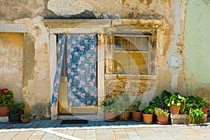 Old Door in Buje, Croatia