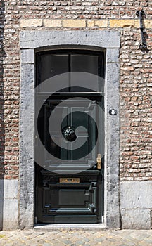 old door in the city of maastricht