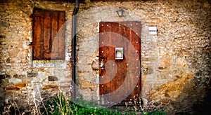 Old door horizontal photography italy architecture in Monteveglio