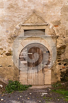 Old door of a house