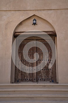 old door in ibri castle