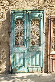 Old door in jersusalem israel