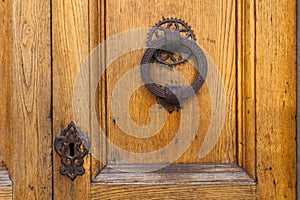 Old door knocker in Florence