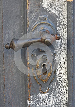 Old door lock from Transylvania, Romania