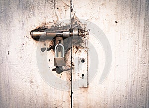 Old door locked