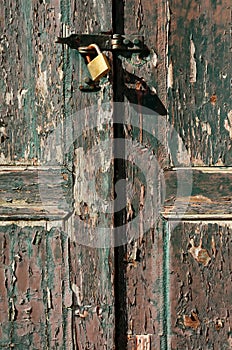 Old door locked