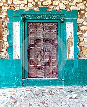 Old Door of Majunga, Madagascar