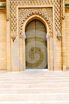 old door in morocco africa