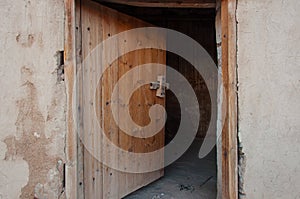 Old door in the old city of Al Ula, Saudi Arabia