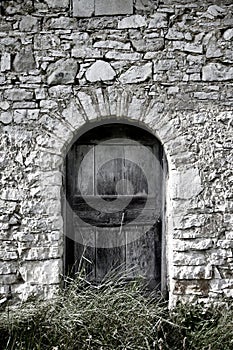 Old door in the Roman Campagna photo