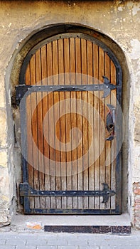 Old door on the street