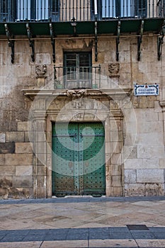 Old Door and windo Alicante Valencia  Spain