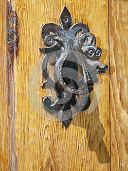 An old doorknocker
