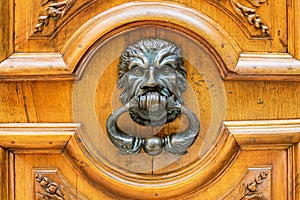 Old doorknocker in Aix-en-Provence, France