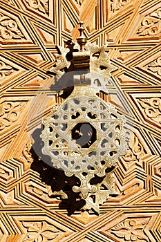 Old doorknocker from Morocco