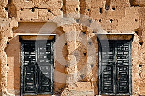 Old Doors in El Badi Palace - Marrakesh - Morocco