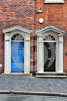 Old doors in England