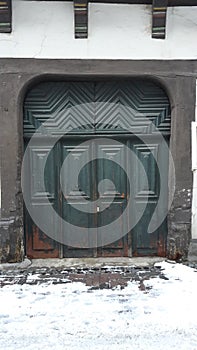 Old doors in Goslar, Germany