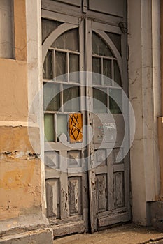 Old doors of Kiev university