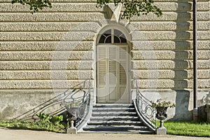 Old doors in Lancut palace